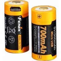 Аккумулятор 16340 Fenix 700 mAh Li-ion с разъемом для USB купить в Костроме