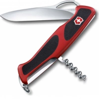 Нож перочинный Victorinox RangerGrip 63, сталь X55CrMo14, рукоять полиамид, красно-чёрный купить в Костроме