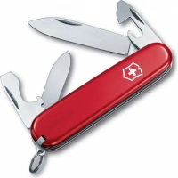 Нож перочинный Victorinox Recruit, сталь X55CrMo14, рукоять Cellidor®, красный купить в Костроме