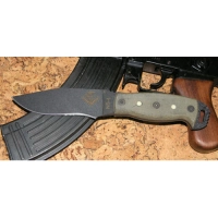 Нож с фиксированным клинком Ontario «NS-4 Black Canvas Micarta Handle» купить в Костроме