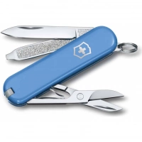 Нож Victorinox Classic SD Colors, Summer Rain (0.6223.28G) голубой, 7 функций 58мм купить в Костроме