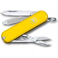 Нож Victorinox Classic SD Colors, Sunny Side (0.6223.8G) жёлтый, 7 функций 58мм купить в Костроме