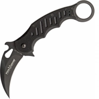 Складной нож Fox Karambit, сталь N690, рукоять стеклотекстолит G-10, чёрный купить в Костроме